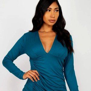 Wrap Bodycon Mini Dress